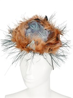 NANÀ - CAPPELLO PIUME DI OCA STRUZZO E PAVONE