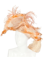 NANÀ - CAPPELLO CON PIUME DI OCA E STRUZZO