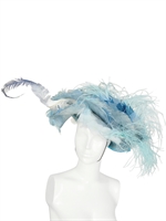 NANÀ - CAPPELLO CON PIUME DI OCA E STRUZZO