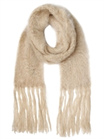 KIMSTUMPF - SCIARPA SUPERKID SPAGHETTI IN MISTO MOHAIR - SABBIA