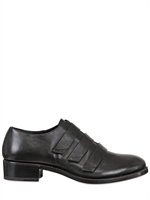 FINALE UNLIMITED - SCARPE IN PELLE CON TRIPLO STRAP 35MM - NERO