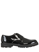 FINALE UNLIMITED - SCARPE STRINGATE IN PELLE VERNICE 35MM - NERO