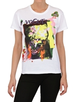 MEADHAM KIRCHHOFF - T-SHIRT IN JERSEY CON STAMPA - BIANCO