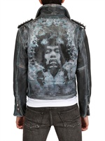 KIN AND GIN - STUDDED AND PRINTED SOFT LEATHER - BLACK