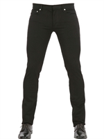 DIOR HOMME - 17.5CM SUPER SLENDER SAND BLASTED JEANS - BLACK