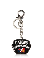 DSQUARED - CATENS ENAMELED SCHNALLEN SCHLÜSSELANHÄNGER - SCHWARZ