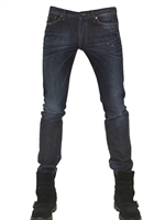 KARL - JEANS SKINNY IN DENIM STRETCH 16.5CM - BLU
