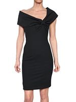 DSQUARED - STRETCH COOL WOOL DRESS - BLACK