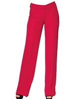 JO NO FUI - SILK CADY WIDE LEG TROUSERS - FUCHSIA
