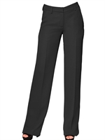 JO NO FUI - SILK CADY WIDE LEG TROUSERS - BLACK