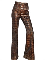 ROCHAS - 3D RAYON BROCADE HIGH WAISTED TROUSERS - MULTI
