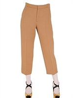 MARNI - WOOL CREPE TROUSERS - CAMEL