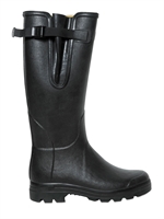 LE CHAMEAU - NATURAL RUBBER RAIN BOOTS - BLACK