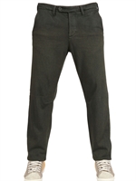 TRANSIT - 18,5CM DYED RESIN JERSEY TROUSERS - MILITARY GREEN