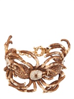 CREART II - SPINNEN ARMBAND - GOLD/BRAUN