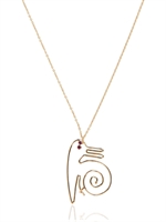 HILLIER - PAPERCLIP SCHNECKENKETTE - GOLD