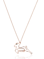 HILLIER - PAPERCLIP REHKETTE - ROSA/GOLD