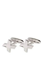AS BY ATSUKO SANO - GEMELLI PER CAMICIA GEOMETRICI - ARGENTO