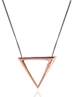 HANNAH MARTIN - SHAMAN'S TRIANGEL-KETTE - ROSA/GOLD