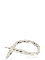 LUIS MORAIS - DOPPEL SQUARE SPIKE RING - WEISS GOLD