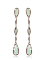 FERNANDO JORGE - FLUID DIAMOND EARRINGS - WHITE GOLD