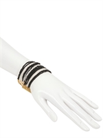 MAVEN - NINA ARMBAND - GOLD/SCHWARZ