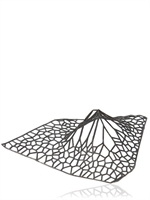 LOTOCOHO - VORONOI ISLAND PIN - OXIDIZED SILVER