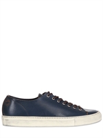 BUTTERO - SNEAKERS IN PELLE VINTAGE - BLU SCURO