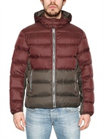 COLMAR ORIGINALS - PIUMINO IN NYLON RESISTENTE ALL'ACQUA - BORDEAUX/BROWN