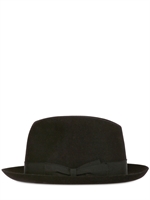 BORSALINO - MEDIUM BRIM FILZ HUT - SCHWARZ