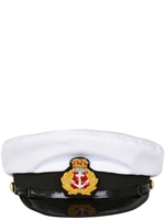 CORTO MALTESE - TWILL BAUMWOLL CAPTAIN'S HUT - WEIß