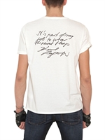 KARL - PRINTED BACK JERSEY T-SHIRT - WHITE