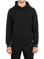 STONE ISLAND SHADOW PROJECT - TECHNO NYLON BAUMWOLL FLEECE SWEATSHIRT - SCHWARZ