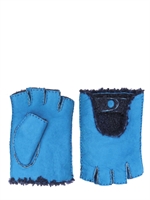 MANUEL VANNI - FINGERLOSE SCHAFFELL HANDSCHUHE - HELLBLAU