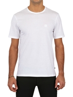AQUASCUTUM - JERSEY LOGO T-SHIRT - WEIß