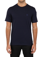 AQUASCUTUM - JERSEY LOGO T-SHIRT - NAVYBLAU