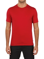 AQUASCUTUM - JERSEY LOGO T-SHIRT - ROT