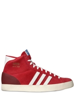 ADIDAS ORIGINALS - BASKET PROFILE  HIGH 1969 SNEAKERS - RED