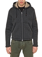 ARMANI JEANS - JERSEY SWEATSHIRT WITH SOFT LINING - GREY