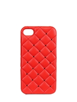 2ME - COVER PER I-PHONE IN PELLE E CRISTALLI SWAROVSKI - ROSSO