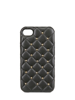 2ME - COVER PER I-PHONE IN PELLE E BORCHIE - NERO