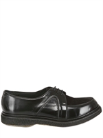 ADIEU - SCARPE STRINGATE IN PELLE E CAMOSCIO - NERO