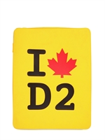 DSQUARED - CUSTODIA IN SILICONE PER IPAD - GIALLO