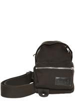 EASTPAK BY KRIS VAN ASSCHE - CANVAS SHOULDER BAG - BROWN