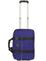 EASTPAK BY KRIS VAN ASSCHE - COTTON CANVAS SUITCASE - BLUE