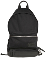 EASTPAK BY KRIS VAN ASSCHE - COTTON CANVAS BACKPACK - BLACK