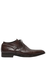 ALBERTO FASCIANI - SCARPE STRINGATE IN PELLE - MARRONE
