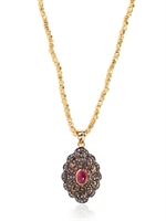 JADE JAGGER - VICTORIAN KETTE - RUBY/GOLD