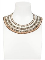 ZIIO - JOLIE MOME NECKLACE - WHITE/PINK