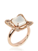 ANTONINI - ROMA RING - ROSE GOLD/WHITE